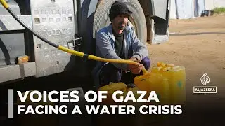 Palestinians in Gaza struggling to survive and repair the devastated water system