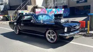Supercharged Ford Mustang, sbf blown Mustang out on Easter-good friday 🏁 #Shorts