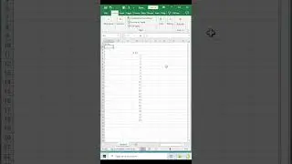 Numbers ko serial numbers main Badle #excel #shorts