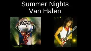 Summer Nights by Van Halen :: Guitar cover | Lesson