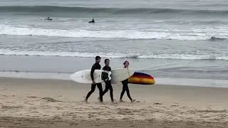 (RAW) 3-4ft Venice Breakwater Surf - Jan 23rd
