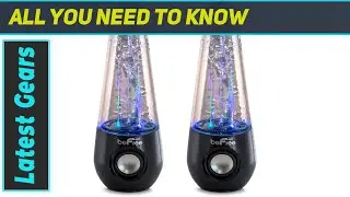 reviewbeFree Sound BFS-Shelf Speaker Bluetooth LED Dancing Water Multimedia Speakers Review