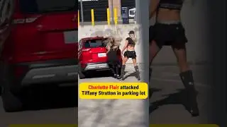 Charlotte Flair's Unseen Attack on Tiffany Stratton in Parking Lot😡
