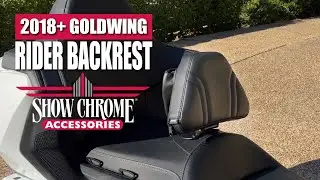 Show Chrome Rider Backrest for 2018+ Honda Goldwing Installation
