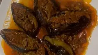 How to Make Sheikh El Mahshi with Baby Eggplantsشيخ محشي  | Stuffed Eggplants in Yogurt Sauce
