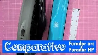Comparativo: furador arc x furador happy planner