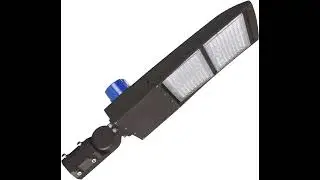 LED Parking Lot Lights 300W, Dusk to Dawn Photocell Sensor Included, Surge Protection Built-in