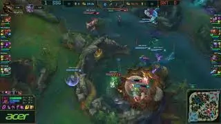 SKT Bang - Crazy Suicide Flash! (SSG vs SKT Worlds 2017 Highlight)