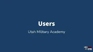 Part 14 - Users