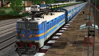 New Updated Blue OLD WAG 7 Cabdrive | Full HD | Cab Control | Speed Upto 110 KMPH | Niwar to Madhav