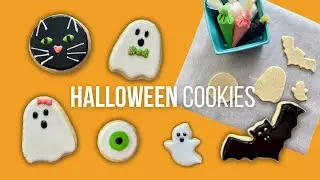 Decorate With Me | Cute & Simple Halloween Sugar Cookies