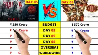 Coolie Day 5 vs Leo Day 5 Box Office Collection , Budget , Aamir Khan, Rajinikanth,Thalapathi Vijay 