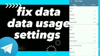 How To Fix Data Usage Settings On Telegram App