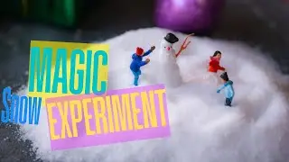❄️DIY Science snow & snowman Activity ⛄| #Fun learning for Kids #viral 