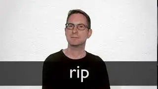 How to pronounce RIP in British English
