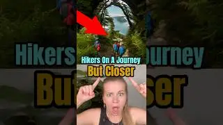 Look Closer Do You See Him or Hikers? 👀😳 #god #jesus #hiking #nature #shorts #holyspirit