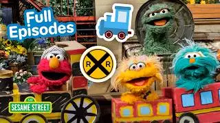 Elmo's Factory and Train! | THREE Sesame Street Full Episodes