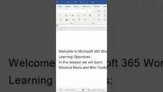 Microsoft 365 Word Adjusting Margins #shorts