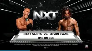 NXT Je’Von Evans vs Ricky Saints