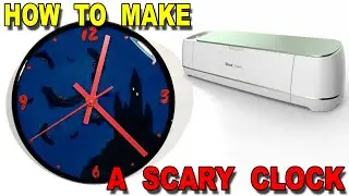 Making a Fused Glass Halloween Style Scary Clock, Project Tutorial