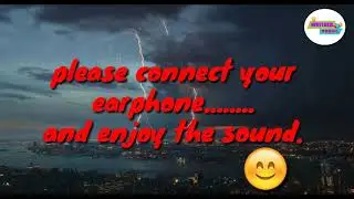 #3D_sound. Virtual rain with thunder.3D sound....
