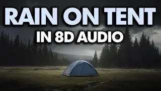 🌧️ Rain Sounds on Tent (8D Audio)