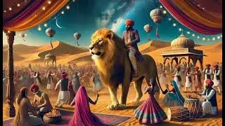 Rajasthan Royal Welcome | King Arrives on Lion | Traditional Dance & Grand Celebration! #lion #royal
