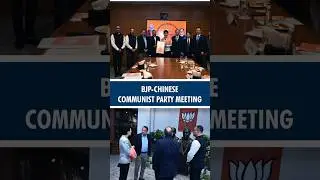 Chinese Communist Party delegation visits BJP headquarters in Delhi, holds talks with leaders