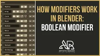How modifiers work in Blender: Exploring the Boolean modifier