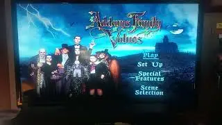 Addams Family Values (1993) DVD Opening Recorded On TV 