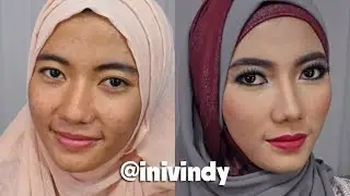 Tutorial Makeup Pesta Inivindy #2 | Foundation Yang Mengcover Bekas Jerawat