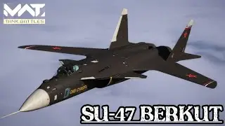 SU-47 Berkut 🇷🇺 Review & Gameplay New Strike Fighter Gacha P2P 🔥 MWT Tank Battles