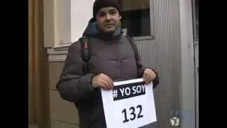 #YoSoy132 Moscow solidarity action