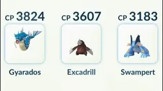 Master League: Gyarados Excadrill Swampert | Pok&eacute;mon GO GBL PvP Battle