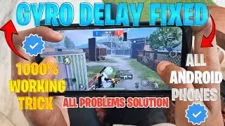 🤯FINALLY BGMI 100% WORKING GYRO DELAY FIXING TRICK | REALME GYROSCOPE DELAY FIX 😍 AND ALL DEVICES