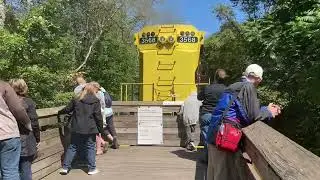 Riding on the Oil Creek & Titusville Railroad