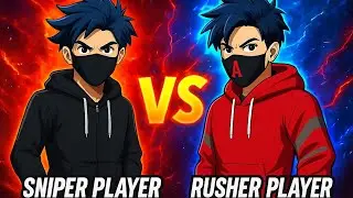 Sniper player vs Rusher player mach 