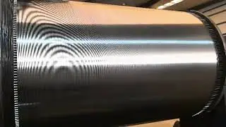 Rotary drum screen in production #wedge wire mesh #Johnson mesh 