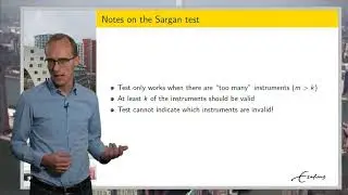 Lecture 4.4 on Endogeneity: Testing - Econometrics: Methods and Applications
