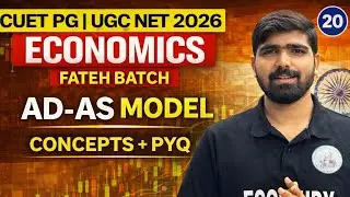 L- 20 AGGREGATE DEMAND & AGGREGATE SUPPLY | FATEH BATCH | CUET PG 2026 | #cuetpg #cuetpgeconomics