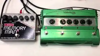 Electro Harmonix Deluxe Memory Man XO vs Line 6 DL4 Delay