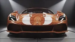 Inside the woodworking shop   the process of assembling a wooden Pagani Huayra #truck  #woodworking