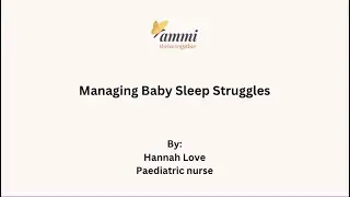 Managing Baby Sleep Struggles