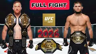 Justin Gaethje vs. Khabib Nurmagomedov | UFC 324 - Champion 🆚 Champion