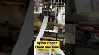 Nylon zipper sewing machine #zippermachine