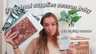back to school supplies haul 2019! (WHAT YOU ACTUALLY NEED IN COLLEGE)