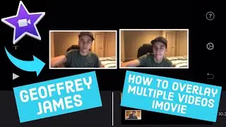 Как наложить несколько видео друг на друга в IMovie (iPhone)