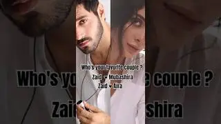 Who is your favorite couple #mein #asimazhar #wahajali #azekahdaniel #aye #ayezakhan