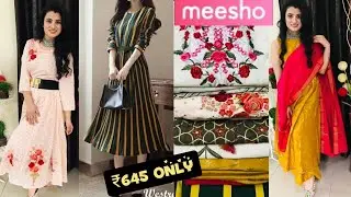 💃Latest Meesho Haul 2021💃Kurta Haul💃Kurta Set Haul👗Western Dress Haul&hearts;️Starting @645 Only&hearts;️Shikha
