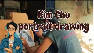Nag drawing ako ala Boy Iyak #portraitdrawing #artist #kimchiu 